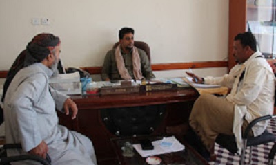 مدير عام شبام يطلع على سير مكتب التربية بالمديرية واستعدادته للعام المقبل ويوجه بتسريع العمل في روضة شبام