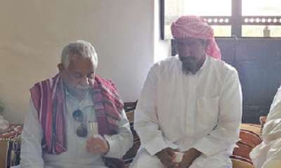 الهيئة العليا بمرجعية قبائل حضرموت في ضيافة المقدم بن يماني بالحصن في منطقة قسم