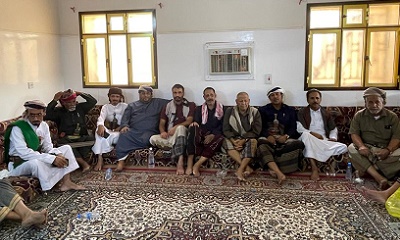 مدير أمن وادي حضرموت في ضيافة قائد الهبه حسن الجابري بمنطقة الردود