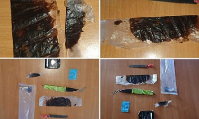الأجهزة الأمنية بمديرية الشحر تداهم منزلا وتلقي القبض على شخصين بحوزتهما كمية من الحشيش المخدر