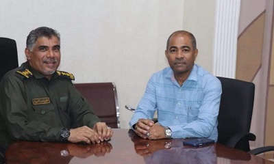 مدير عام أمن وشرطة ساحل حضرموت يعقد لقاءاً تشاورياً مع رئيس نيابة الاستنئاف بالمحافظة