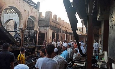 السلطة المحلية بحضرموت توجه بإعادة ترميم سوق الحنظل التاريخي في تريم