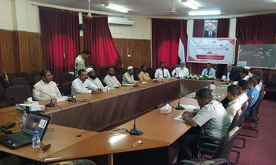 إقامة دورة تدريبيه لإدارة المخاطر لدى لمنظمات المجتمع المدني بحضرموت الوادي 