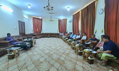 النائب البحسني يبحث مع المختصين إمكانية تحقيق الاكتفاء الذاتي وتحسين أوضاع الزراعة بحضرموت