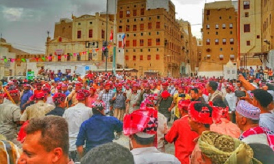 شبام حضرموت تتزين لسلطان المطالع