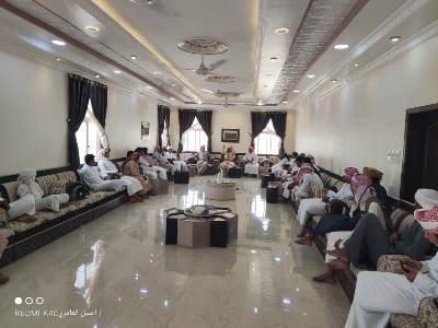 كان في استقباله وكيل وزارة الداخليه لقطاع الخدمات المدنية ... وصول الشيخ سعيد البرك العامري الى مديرية ثمود بـحضرموت 