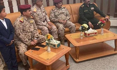 وزيرا الدفاع والداخلية يصلون إلى مدينة سيئون