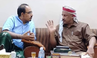 محافظ حضرموت يلتقي قائد المنطقة العسكرية الثانية اللواء ركن فائز التميمي