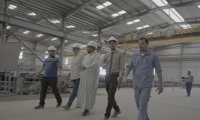 نقيب المهندسين بمحافظة حضرموت وامين عام نقابة عدن يبحثان سبل التعاون مع شركة المكلا للحديد