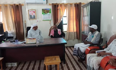 مدير عام مديرية رماه يلتقي فريق مركز مراقبة ومكافحة الجراد الصحراوي