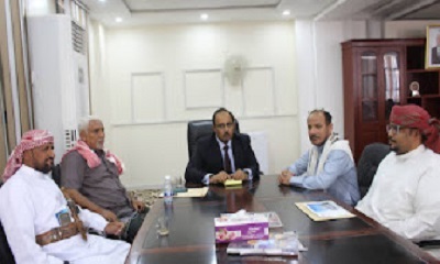 محافظ حضرموت يؤكد دعمه لإقامة صلح عام ينبذ الارهاب والأعمال المخلة بالأمن