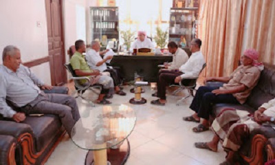 لجنة المناقصات بمديرية سيئون تناقش خطة المشاريع الإستثمارية للعام الجاري والقادم بما تفي باحتياج المديرية