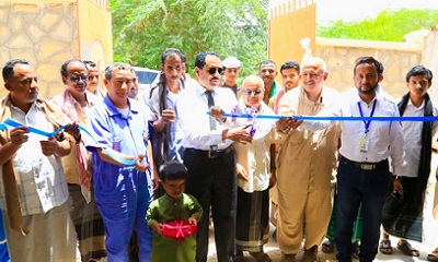 مدير عام مديرية ساه يفتتح هنجر مدرسة طاران بوادي عدم بساه