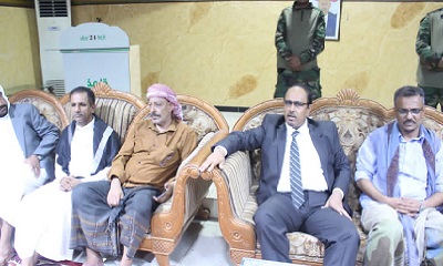 المحافظ بن ماضي يلتقي وفد الهبة الثانية "لجنة لقاء حرو العام" ويؤكد وحدة الصف لتحقيق مطالب حضرموت