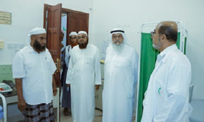 رئيس مجلس ادارة صندوق رعاية المرضى بدولة الكويت يزور مؤسسة تاربة التنموية الخيرية