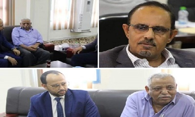 محافظ حضرموت يطلع على مستوى الانضباط الوظيفي ومستوى انجاز التسويات والعلاوات السنوية لموظفي المحافظة