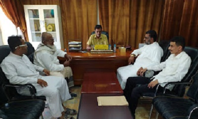 مدير عام مديرية القطن يلتقي مؤسسة التنمية الصحية