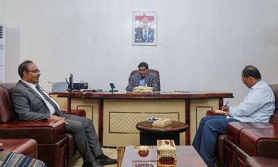 النائب البحسني يطلع على خطط السلطة المحلية بحضرموت للنهوض بواقع القطاعات الخدمية