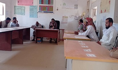 المدير العام لمديرية رخية يتفقد سير العملية التعليمية بعدد من مدارس المديرية