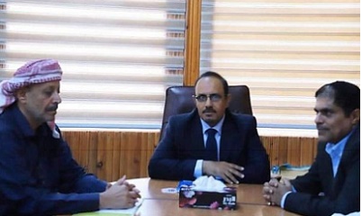قيادة انتقالي حضرموت والهبة الشعبية تلتقي المحافظ بن ماضي
