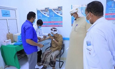 مدير عام تريم يدشين الحملة الوطنية للتحصين ضد كورونا