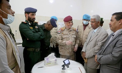 الوكيل السعيدي والعميد بن حبيش يدشنان العمل في المعمل الجنائي لفحص عينات المخدرات والسموم بوادي حضرموت
