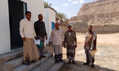 بدعم من السلطة المحلية بالوادي والصحراء اتمام عملية الاستلام والتسليم الابتدائي الاولي لمشروع بناء سور المعهد السياحي الفني بمديرية شبام
