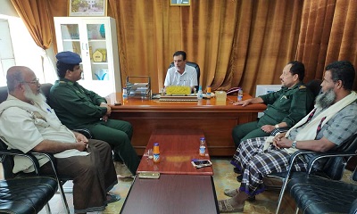 مدير عام مدير القطن يلتقي نائب مدير الامن بالمديرية