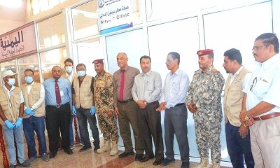 الوكيل السعيدي يفتتح العيادة الصحية بمطار سيئون الدولي