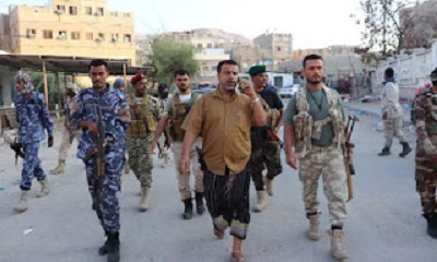 حملة أمنية مشتركة لإزالة أسواق القات بمنطقتي الديس والشرج بالمكلا