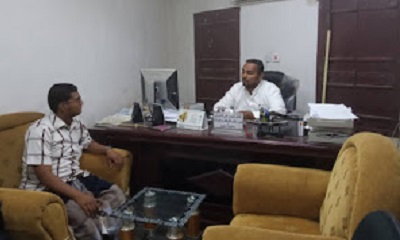 مسؤول الاعلام والعلاقات بملتقى نبض التطوع يلتقي بمدير مكتب الأوقاف والإرشاد بمديرية سيئون