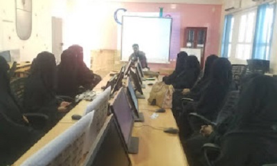 مكتب إرة التربية والتعليم م/شبام ينفذ دورة المهارات العمليةلبرنامج الطباعة الشهير وورد لمعلمات روضة وثانوية الحوطة للبنات بمديرية شبام