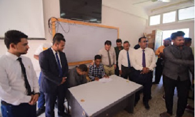 الاتحاد العام لطلبة جامعة سيئون يدشن مشروع توزيع الدعم المالي لطلاب الجامعة المقدم من السلطة المحلية
