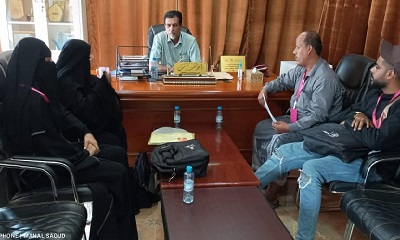 مدير عام مديرية القطن يلتقي فريق مسح الأمن الغذائي وسبل المعيشة لعام 2022م