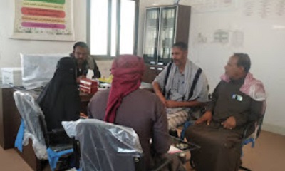 الأمين العام للمجلس المحلي مديرية السوم يستقبل استشارية منظمةgiz الألمانية