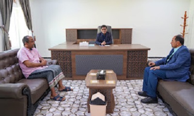 النائب البحسني يطلع على عملية تموين الأسواق المحلية من المواد الغذائية بمحافظة حضرموت