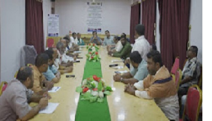 اجتماع استثنائي في القطن جمع السلطة المحلية والمنسق الوطني لمشروع sairy لمناقشة الخطة التنموية للمديرية