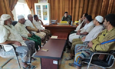 مدير عام مديرية القطن يستقبل مدير عام محو الامية وتعليم الكبار بالوادي والصحراء