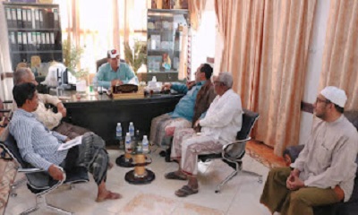 مدير عام سيئون يلتقي مدير عام محو الأمية، ويناقش معه مجالات التعاون والتنسيق لدعم برامج محو الأمية وتعليم الكبار بمديرية سيئون