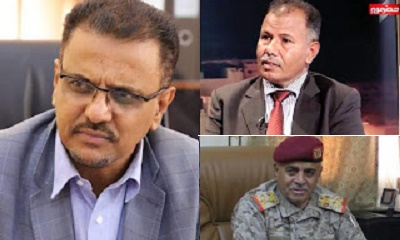 أمين عام محلي حضرموت ينقل تعازي المحافظ لأسرتي شهيدي كتيبة الحضارم وتوجيهاته برعاية الجرحى ومتابعة الجُناة