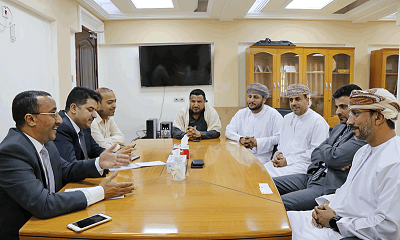 وفد من بنك صحار الدولي العماني يزور البنك المركزي اليمني