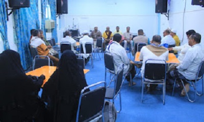 مدير إدارة التربية والتعليم بتريم يدشن ورشة عمل (صياغة اهداف ورؤية ورسالة الملتقى التربوي والتعليمي)