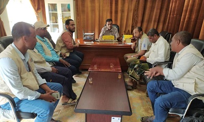 مدير عام القطن يلتقي فريق تعزيز المرونة المؤسسية والاقتصادية في SIERY و وكالة تنمية المنشأة الصغيرة و الاصغر ( smeps)