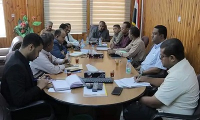 اجتماع يبحث خطة حصر المنشآت في وادي وصحراء حضرموت