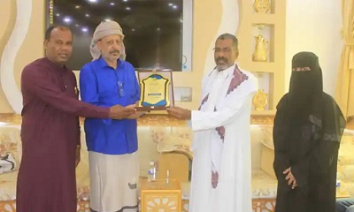 قائد الهبة الحضرمية الثانية يلتقي جمعية الأمل لذوي الإعاقة الحركية والذهنية بمدينة تريم