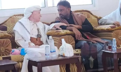 الشيخ بن حبريش يزور الحكم صالح بن علي بن ثابت النهدي