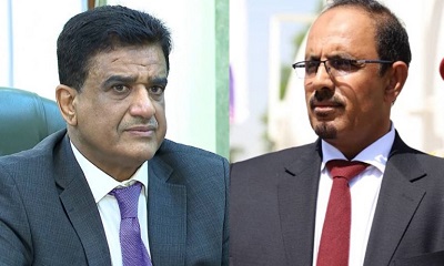 وزير النفط ومحافظ حضرموت يتفقدان ميناء الضبة وموقع المصفاة والمنطقة الصناعية
