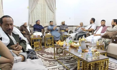 معالي وزير التربية والتعليم في ضيافة القاضي اكرم العامري في مدينة سيئون