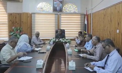 الوكيل العامري يبحث تدخلات منظمة سول وسبل تقييم احتياجات القطاعات الخدمية في مديريات الوادي والصحراء