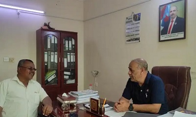 مدير دائرة الدراسات والبحوث بالامانة العامة يلتقي رئيس تنفيذية القطن